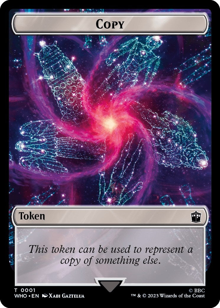 Image for Copy // Mutant Double-Sided Token (1 // 18) [Universes Beyond: Doctor Who] - Magic: The Gathering
