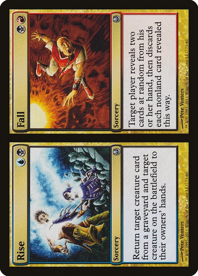 Image for Rise // Fall (73) [Ajani vs. Nicol Bolas] - Magic: The Gathering