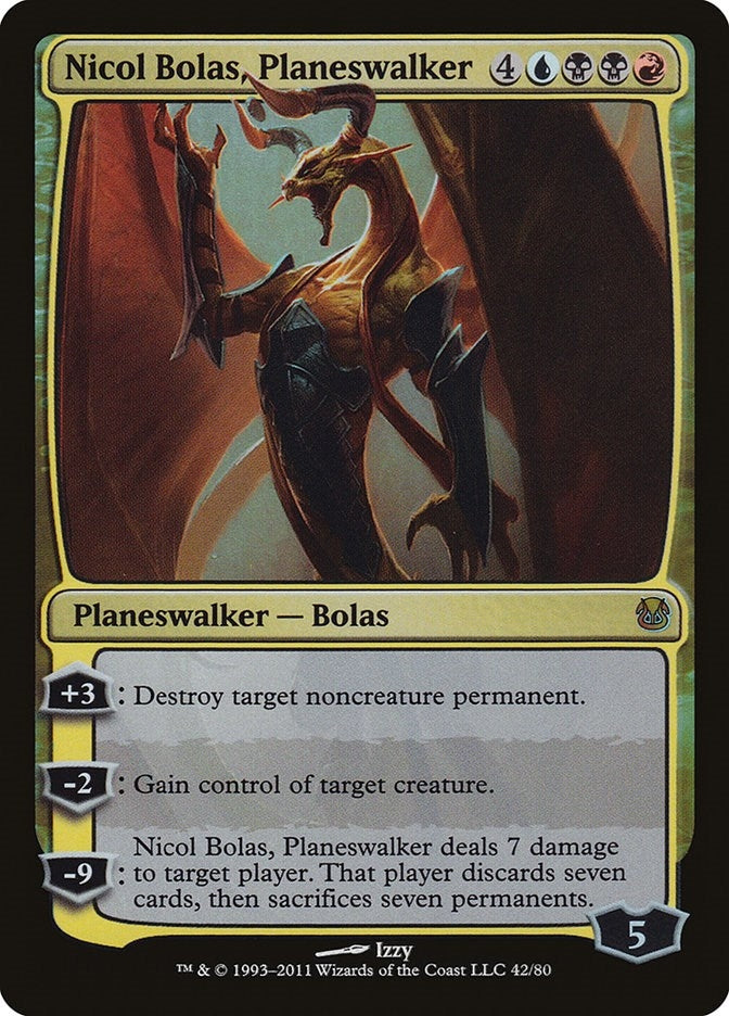 Image for Nicol Bolas, Planeswalker (42) [Ajani vs. Nicol Bolas] - Magic: The Gathering