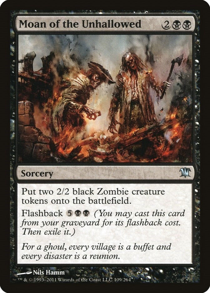 Image for Moan of the Unhallowed (109) [Innistrad] - Magic: The Gathering