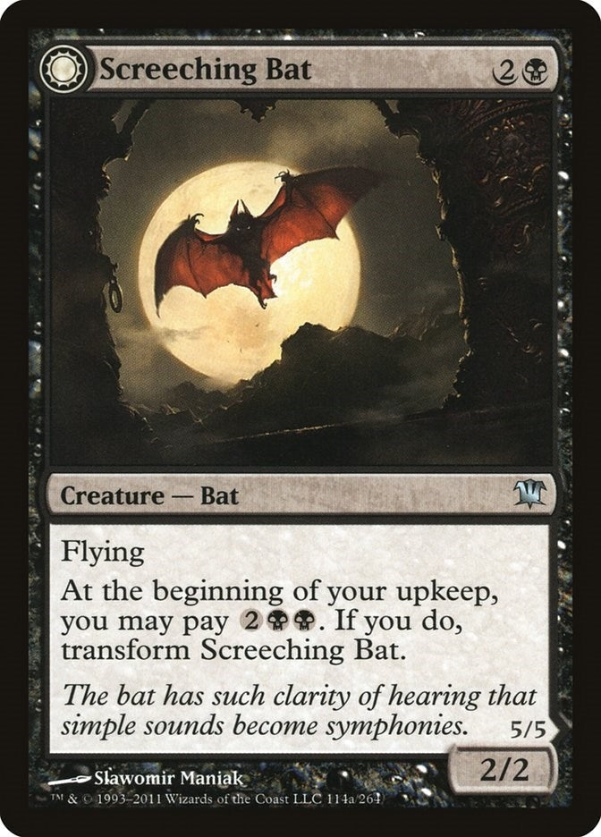 Image for Screeching Bat (114) [Innistrad] - Magic: The Gathering