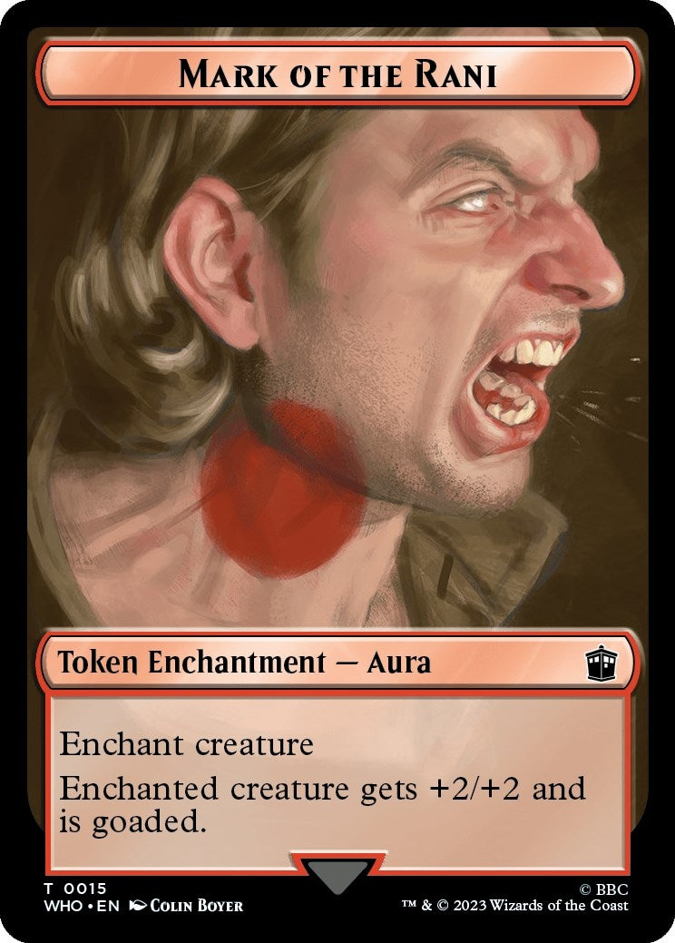 Image for Mark of the Rani // Cyberman Double-Sided Token (15 // 24) [Universes Beyond: Doctor Who] - Magic: The Gathering