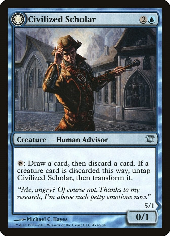 Image for Civilized Scholar (47) [Innistrad] - Magic: The Gathering