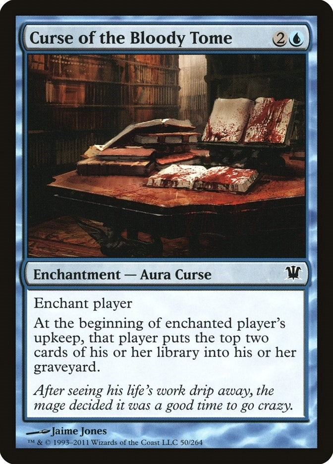 Image for Curse of the Bloody Tome (50) [Innistrad] - Magic: The Gathering