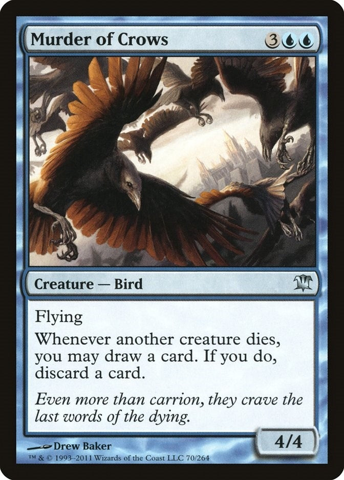 Image for Murder of Crows (70) [Innistrad] - Magic: The Gathering