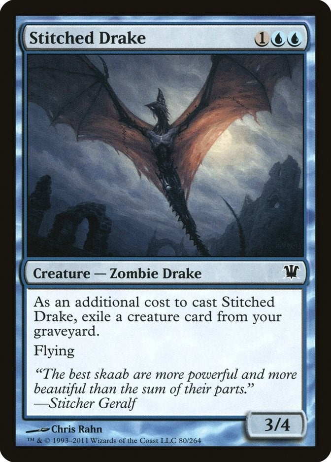 Image for Stitched Drake (80) [Innistrad] - Magic: The Gathering