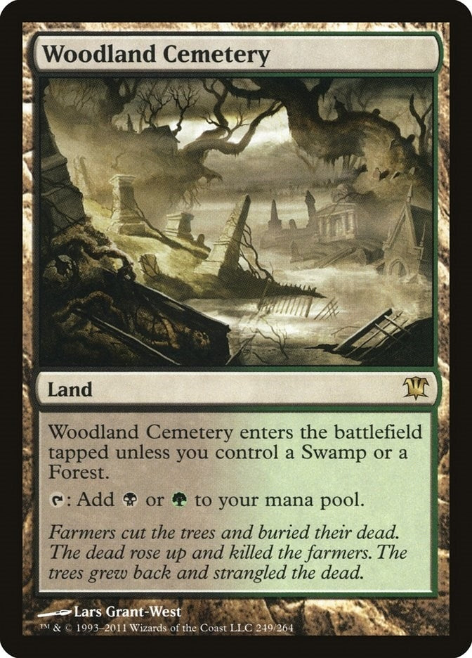 Image for Woodland Cemetery (249) [Innistrad] - Magic: The Gathering
