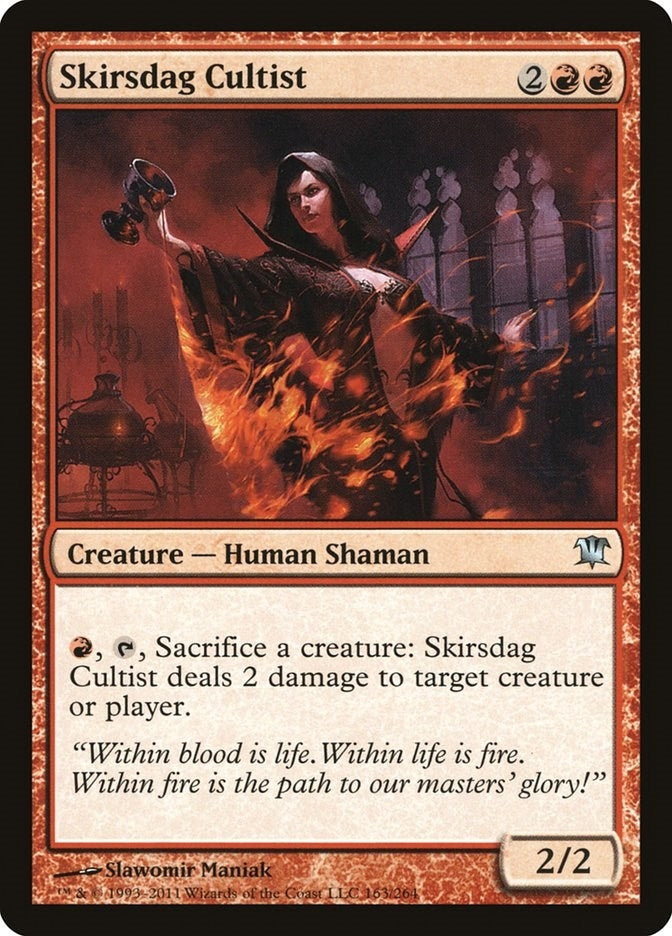Image for Skirsdag Cultist (163) [Innistrad] - Magic: The Gathering