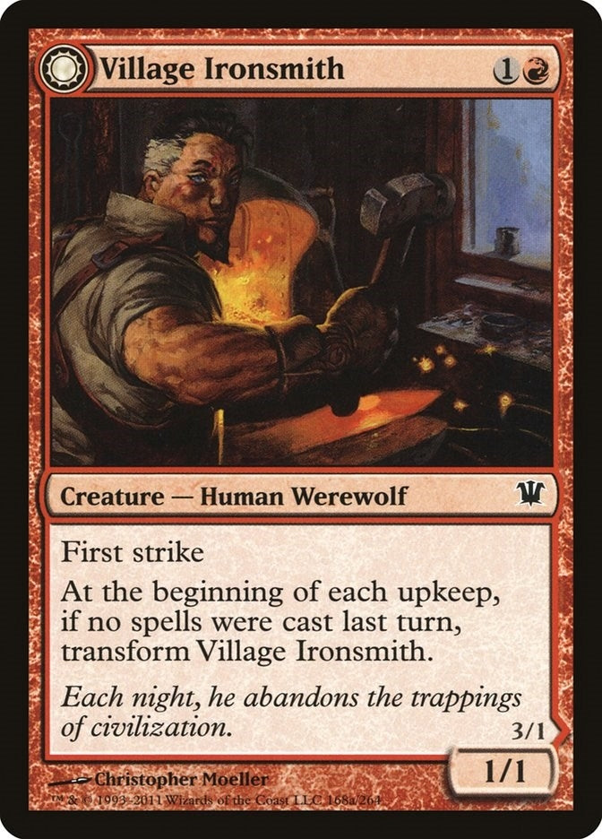 Image for Village Ironsmith (168) [Innistrad] - Magic: The Gathering