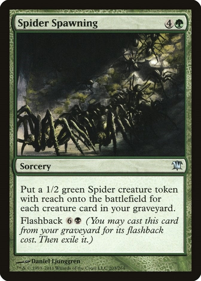 Image for Spider Spawning (203) [Innistrad] - Magic: The Gathering