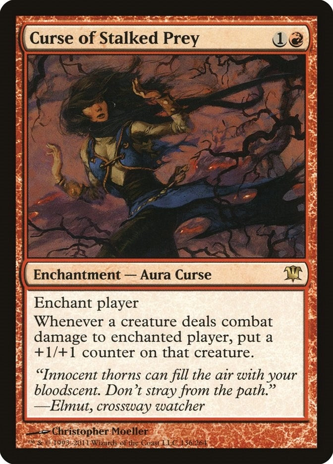 Image for Curse of Stalked Prey (136) [Innistrad] - Magic: The Gathering