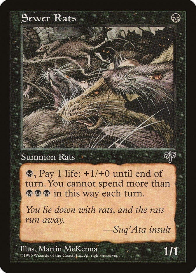 Image for Sewer Rats [Mirage] - Magic: The Gathering