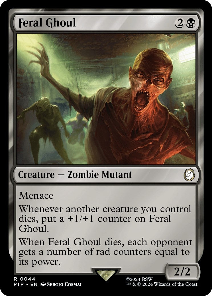Image for Feral Ghoul (44) [Universes Beyond: Fallout] - Magic: The Gathering
