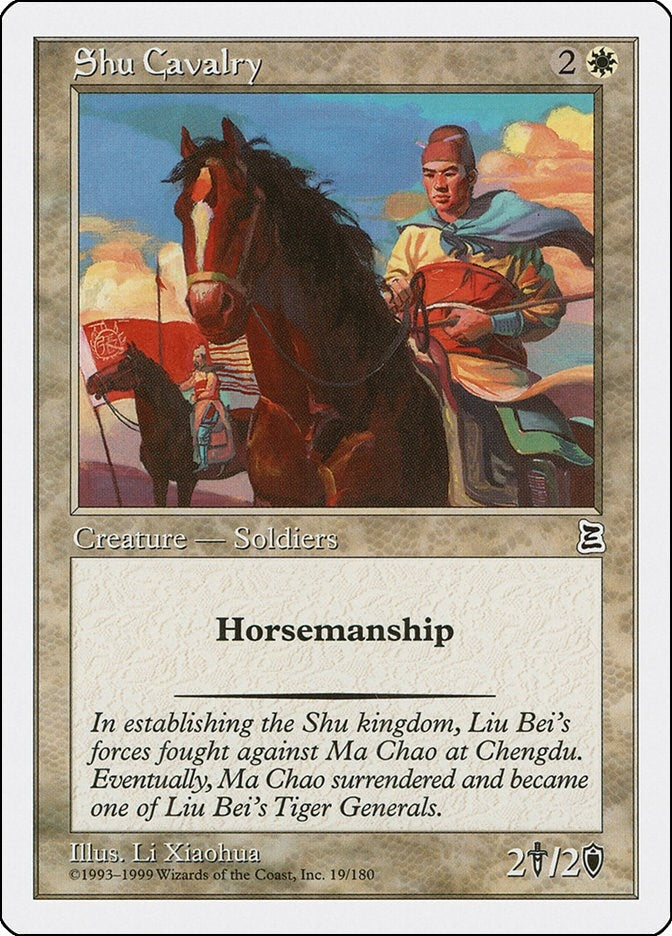 Image for Shu Cavalry (19) [Portal Three Kingdoms] - Magic: The Gathering