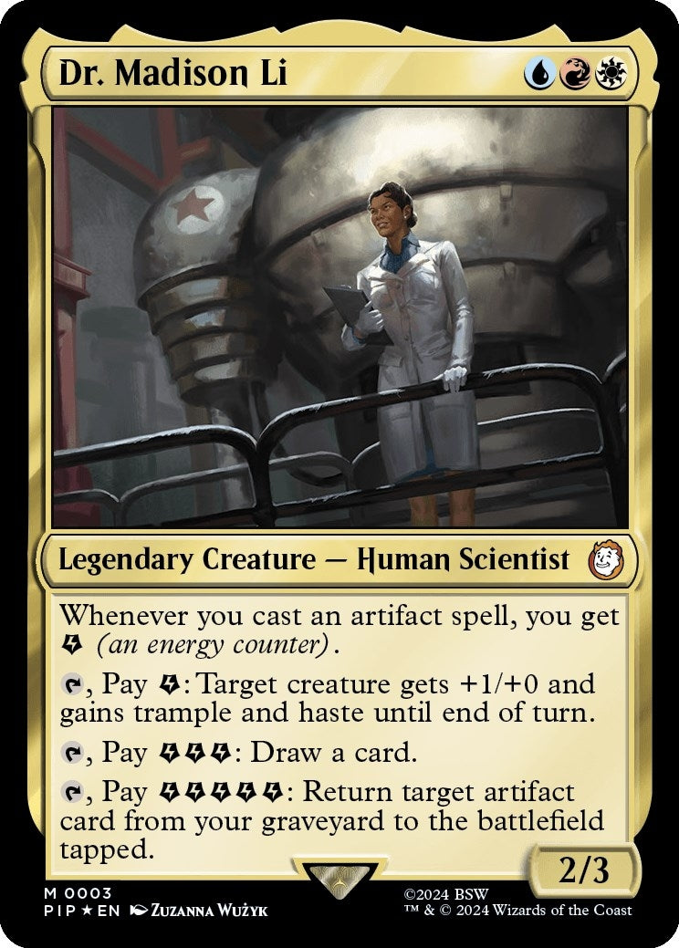Image for Dr. Madison Li (3) [Universes Beyond: Fallout] - Magic: The Gathering