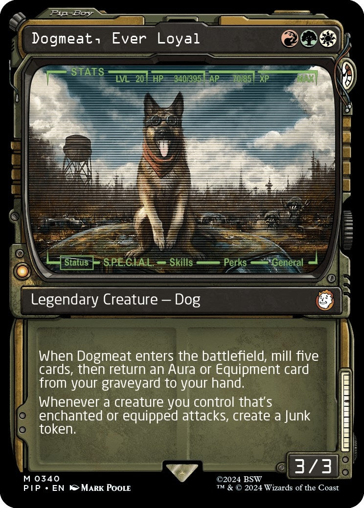 Image for Dogmeat, Ever Loyal (Showcase) (340) [Universes Beyond: Fallout] - Magic: The Gathering