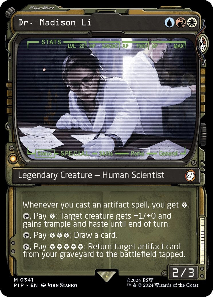 Image for Dr. Madison Li (Showcase) (341) [Universes Beyond: Fallout] - Magic: The Gathering