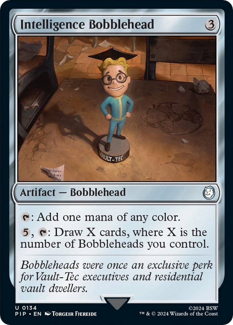 Image for Intelligence Bobblehead (134) [Universes Beyond: Fallout] - Magic: The Gathering
