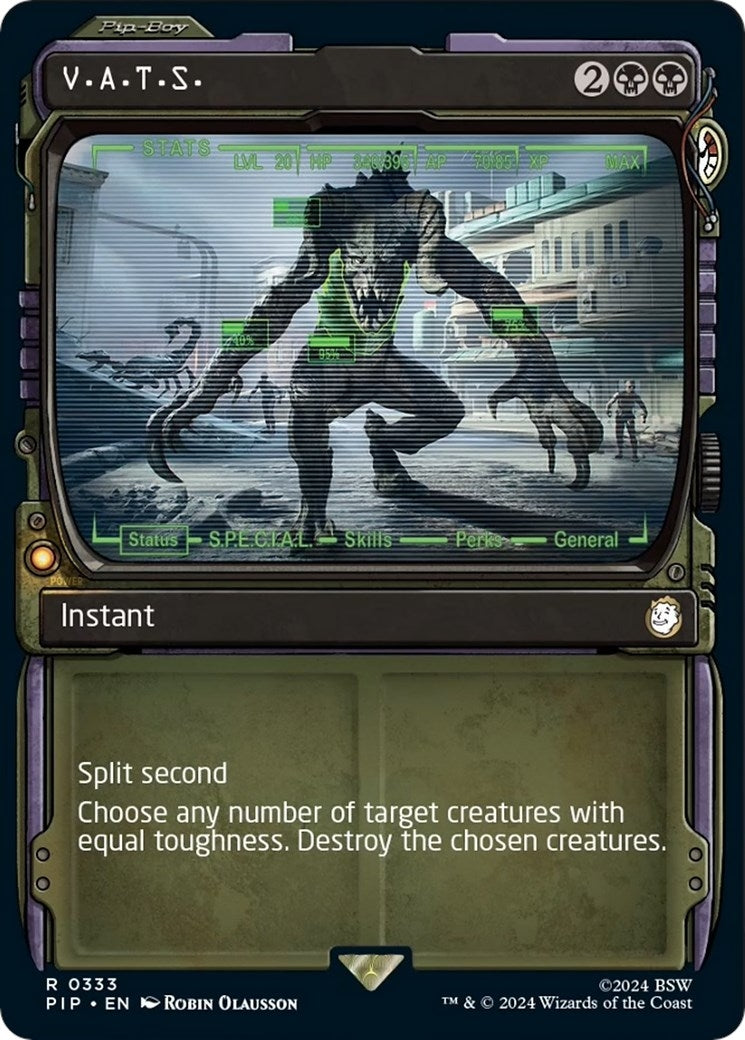 Image for V.A.T.S. (Showcase) (333) [Universes Beyond: Fallout] - Magic: The Gathering