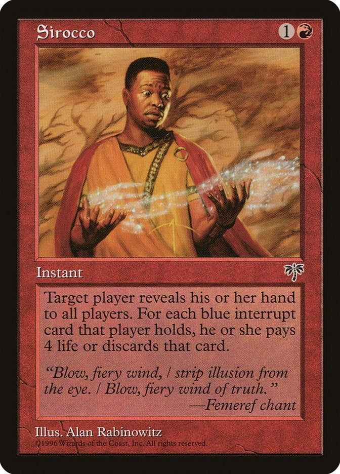 Image for Sirocco [Mirage] - Magic: The Gathering