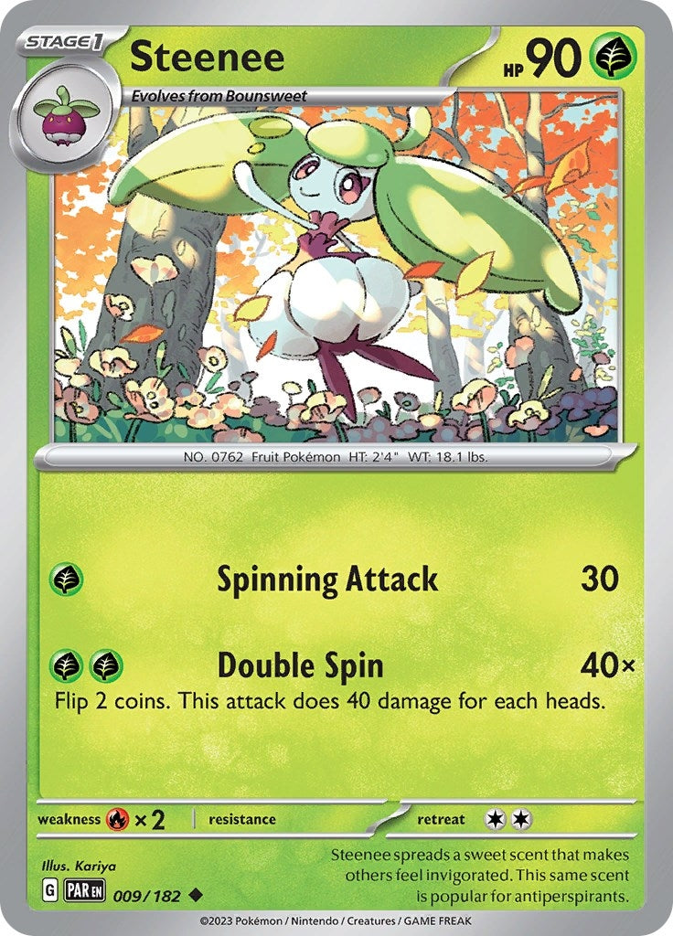 Image for Steenee (009/182) [SV04: Paradox Rift] - Pokemon