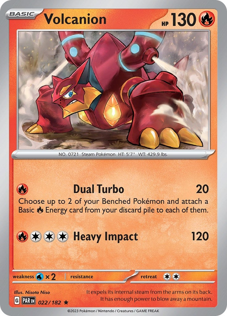 Image for Volcanion (022/182) [SV04: Paradox Rift] - Pokemon