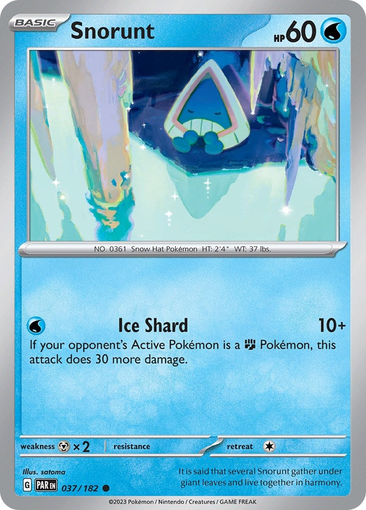 Image for Snorunt (037/182) [SV04: Paradox Rift] - Pokemon