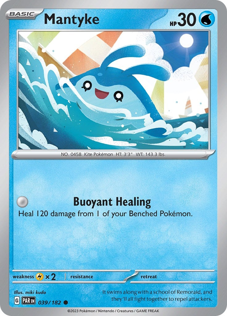Image for Mantyke (039/182) [SV04: Paradox Rift] - Pokemon