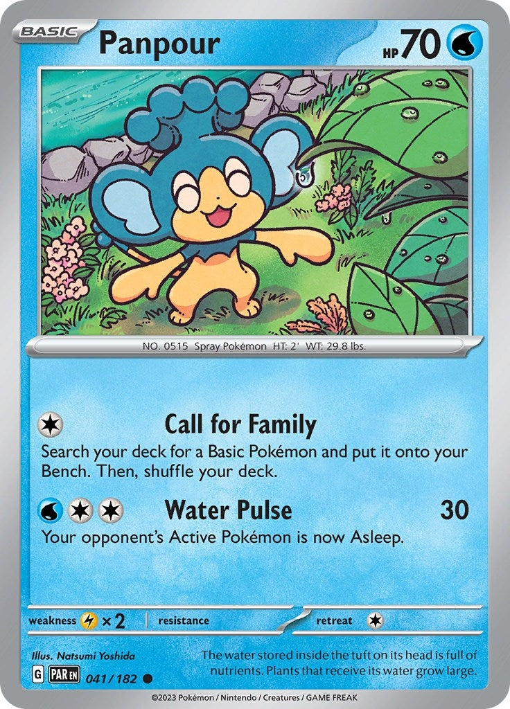 Image for Panpour (041/182) [SV04: Paradox Rift] - Pokemon