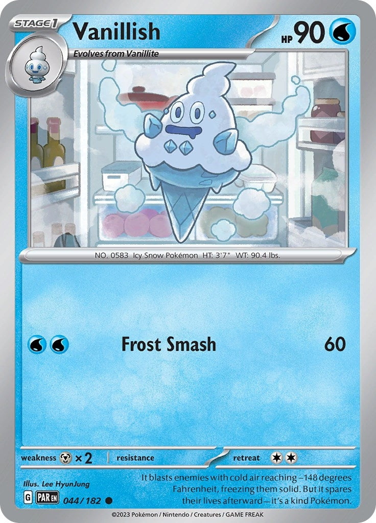 Image for Vanillish (044/182) [SV04: Paradox Rift] - Pokemon