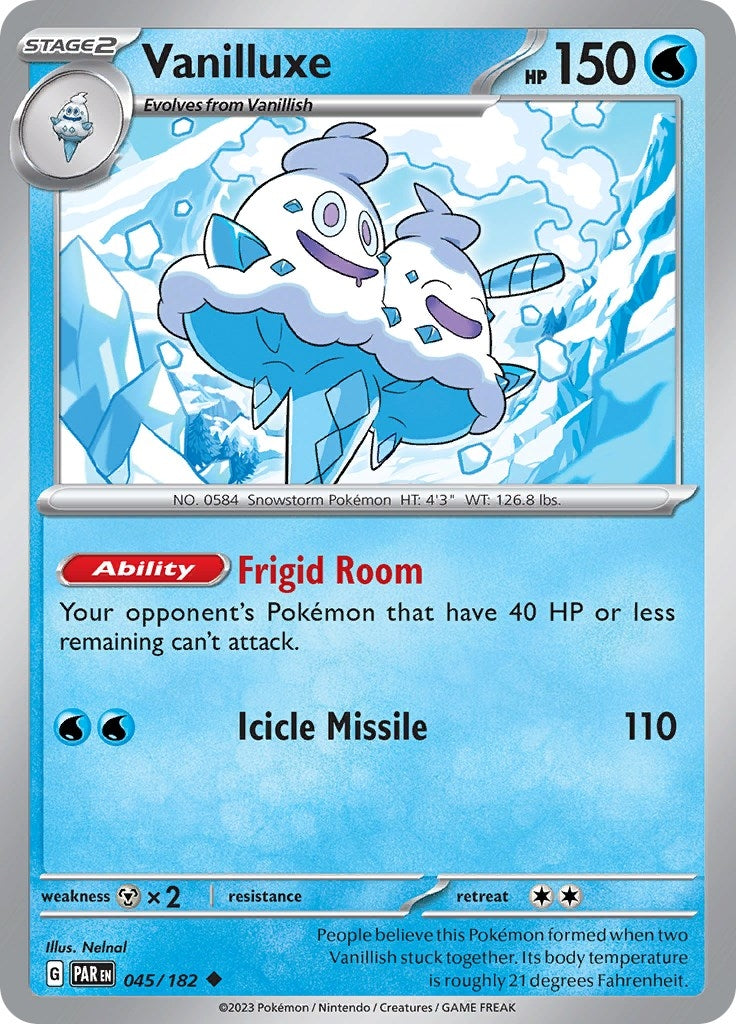 Image for Vanilluxe (045/182) [SV04: Paradox Rift] - Pokemon