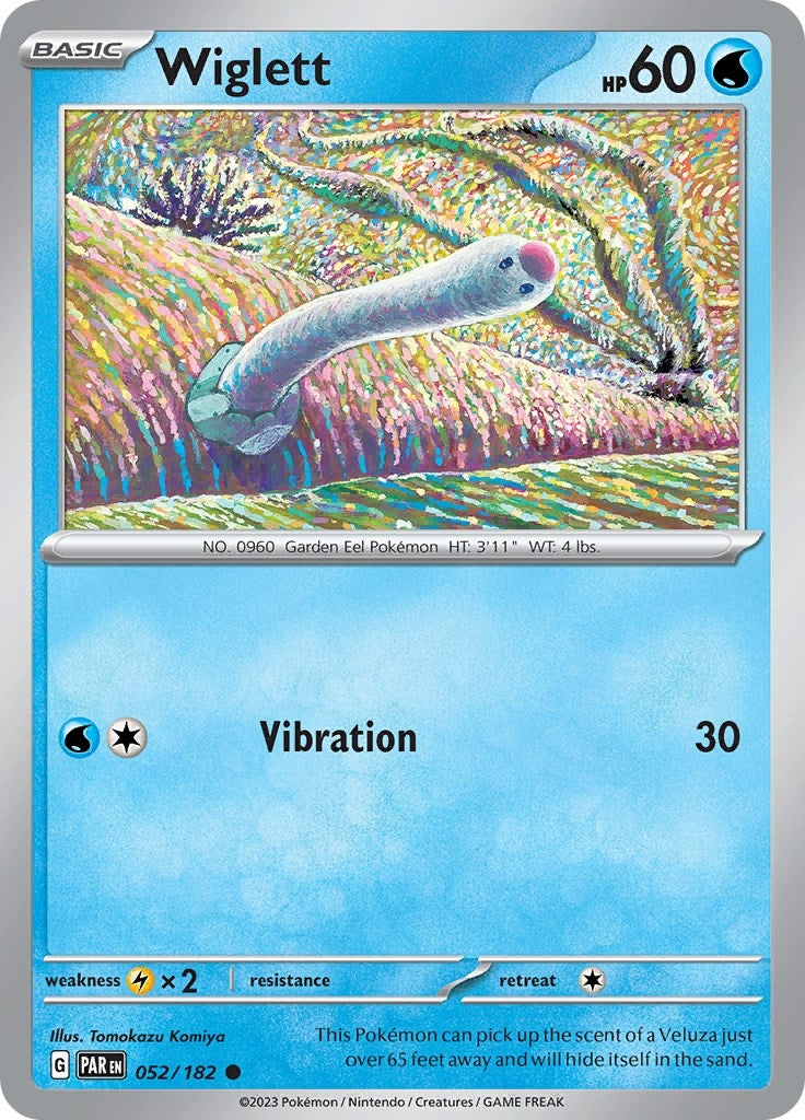 Image for Wiglett (052/182) [SV04: Paradox Rift] - Pokemon