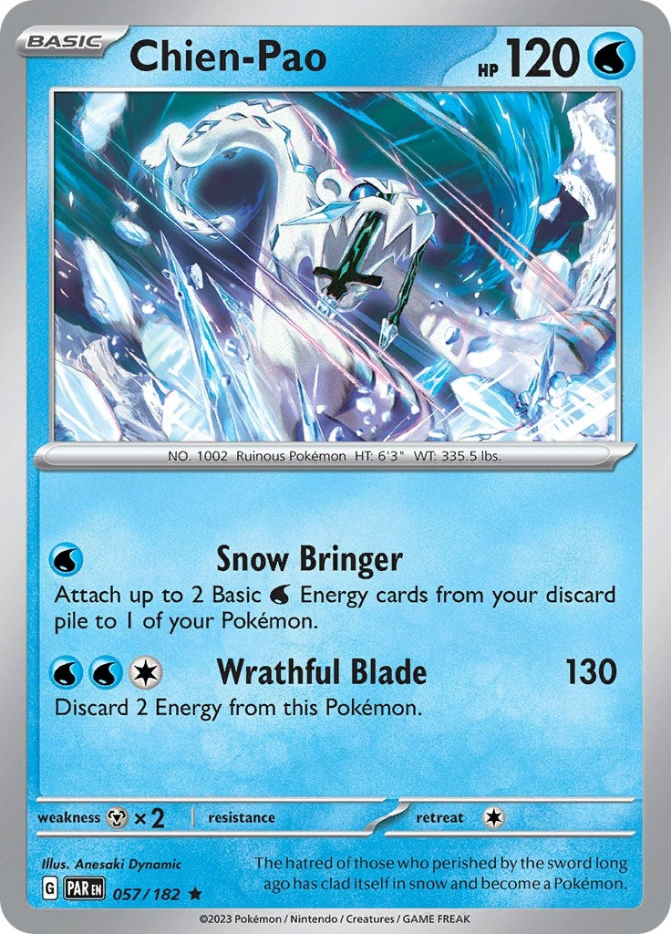 Image for Chien-Pao (057/182) [SV04: Paradox Rift] - Pokemon