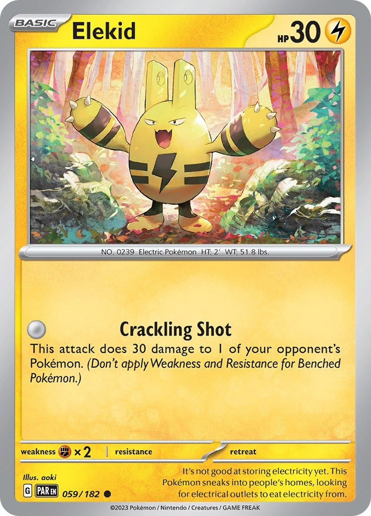 Image for Elekid (059/182) [SV04: Paradox Rift] - Pokemon