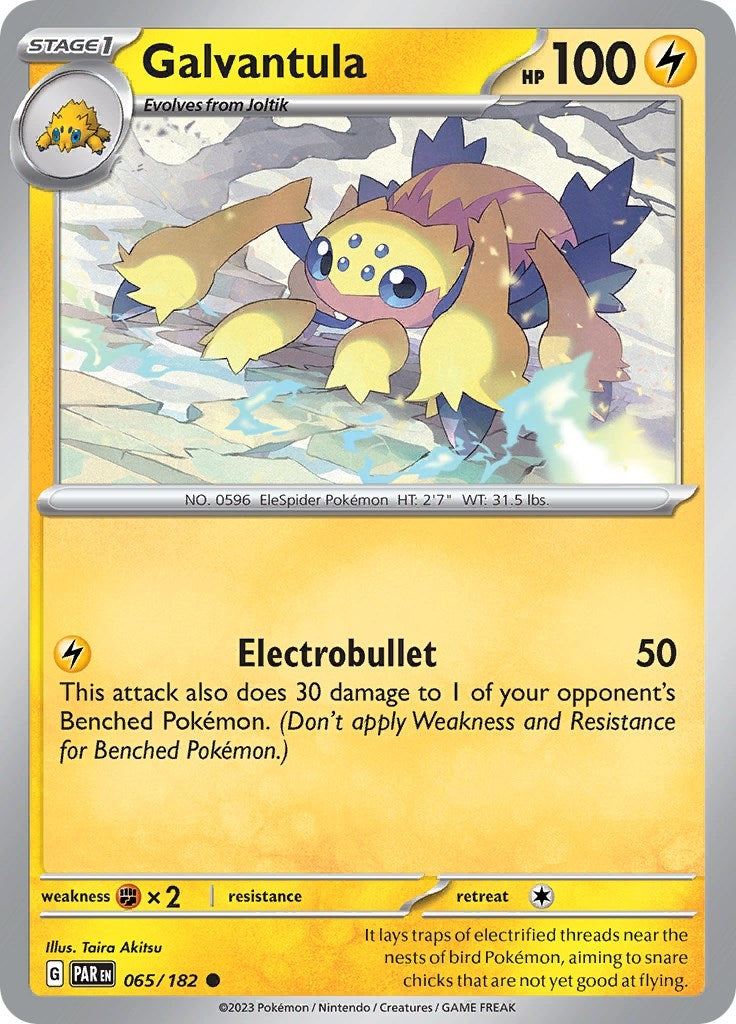 Image for Galvantula (065/182) [SV04: Paradox Rift] - Pokemon