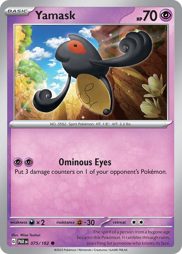 Image for Yamask (075/182) [SV04: Paradox Rift] - Pokemon
