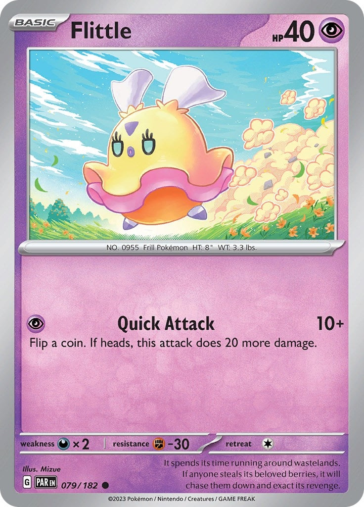 Image for Flittle (079/182) [SV04: Paradox Rift] - Pokemon