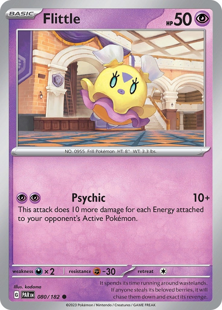 Image for Flittle (080/182) [SV04: Paradox Rift] - Pokemon