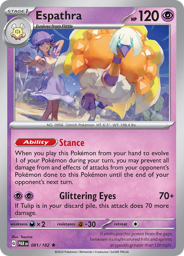 Image for Espathra (081/182) [SV04: Paradox Rift] - Pokemon