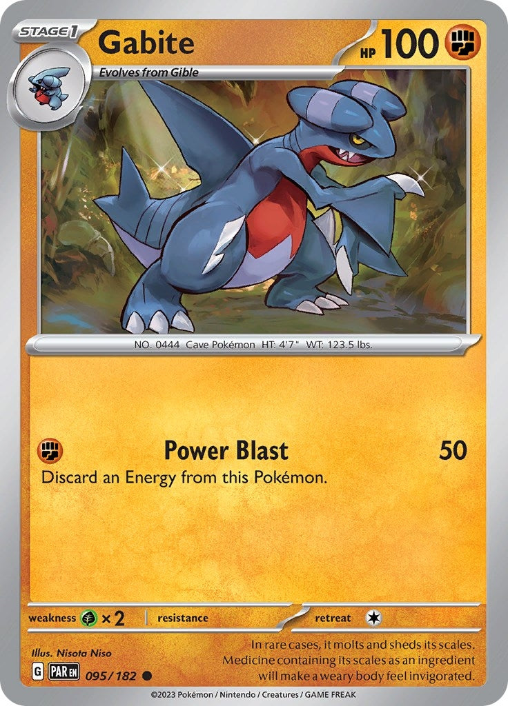 Image for Gabite (095/182) [SV04: Paradox Rift] - Pokemon