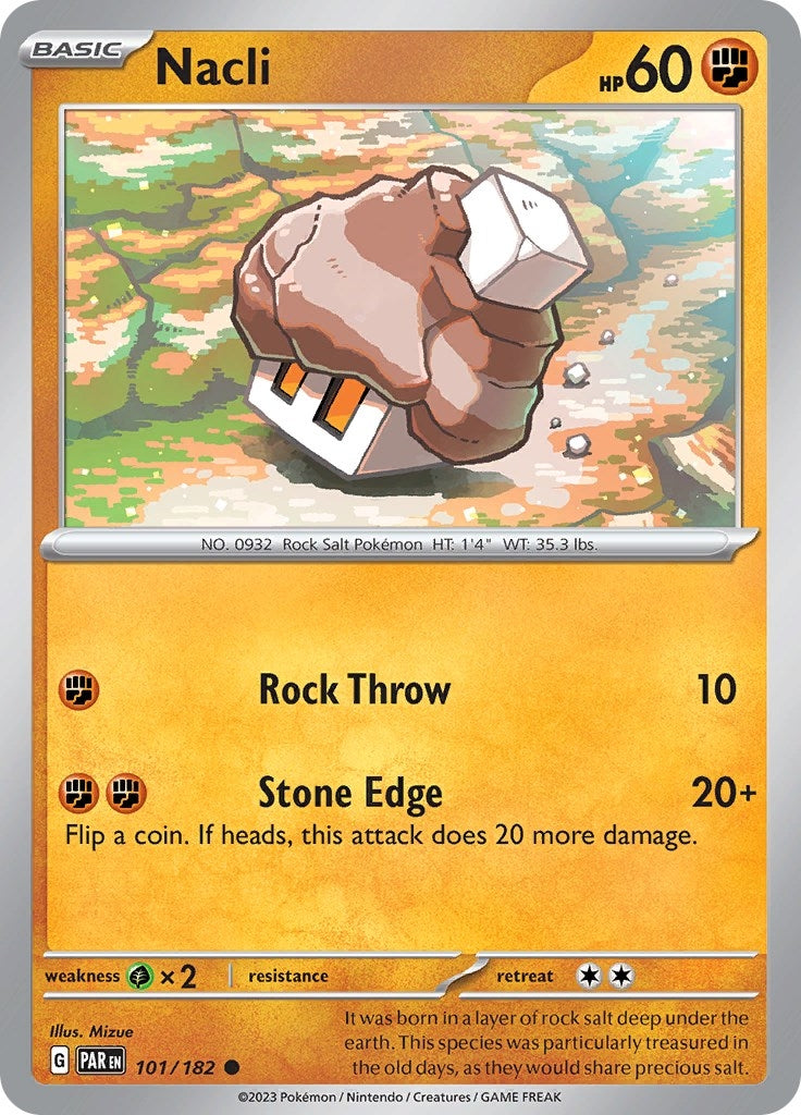 Image for Nacli (101/182) [SV04: Paradox Rift] - Pokemon