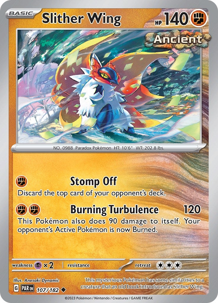 Image for Slither Wing (107/182) [SV04: Paradox Rift] - Pokemon