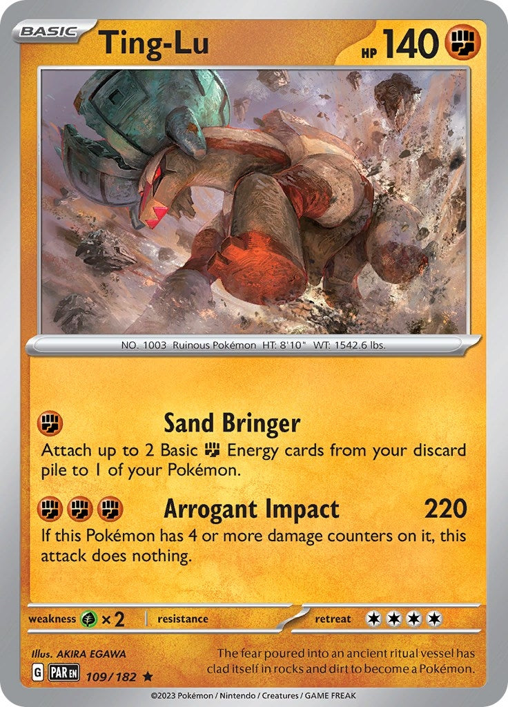 Image for Ting-Lu (109/182) [SV04: Paradox Rift] - Pokemon