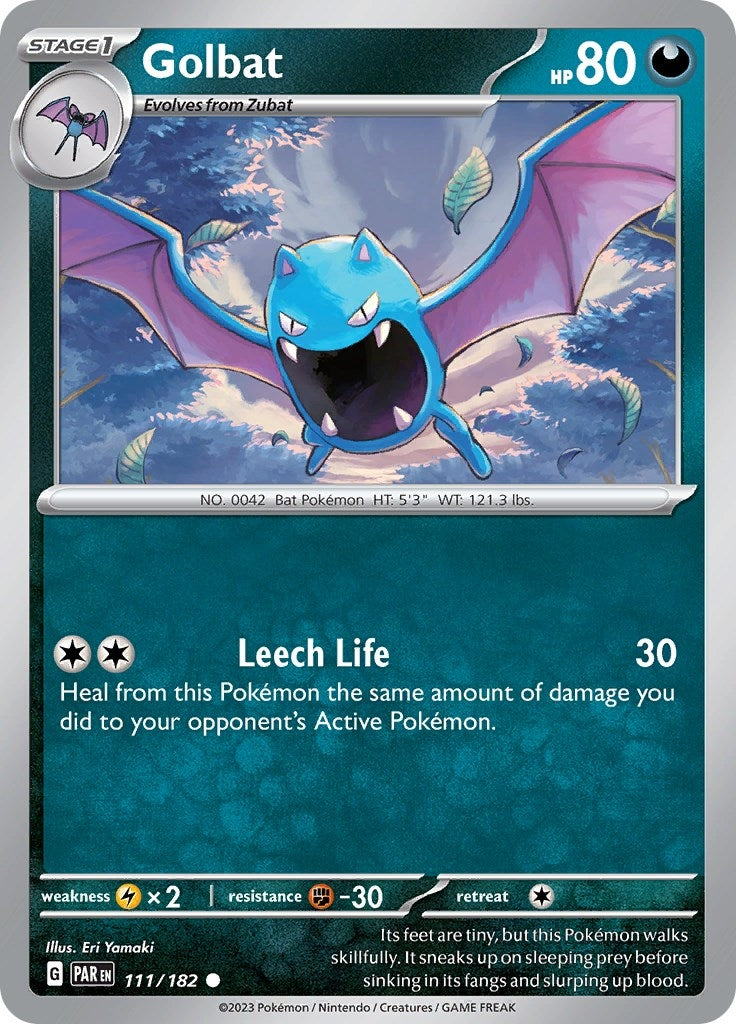 Image for Golbat (111/182) [SV04: Paradox Rift] - Pokemon