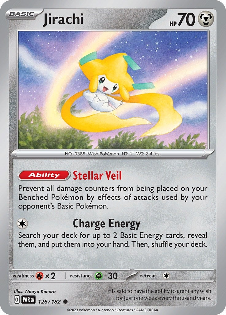 Image for Jirachi (126/182) [SV04: Paradox Rift] - Pokemon