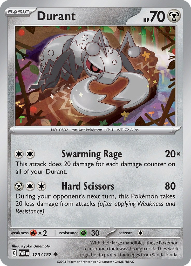 Image for Durant (129/182) [SV04: Paradox Rift] - Pokemon