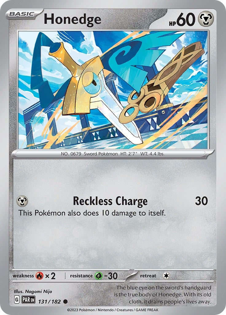 Image for Honedge (131/182) [SV04: Paradox Rift] - Pokemon