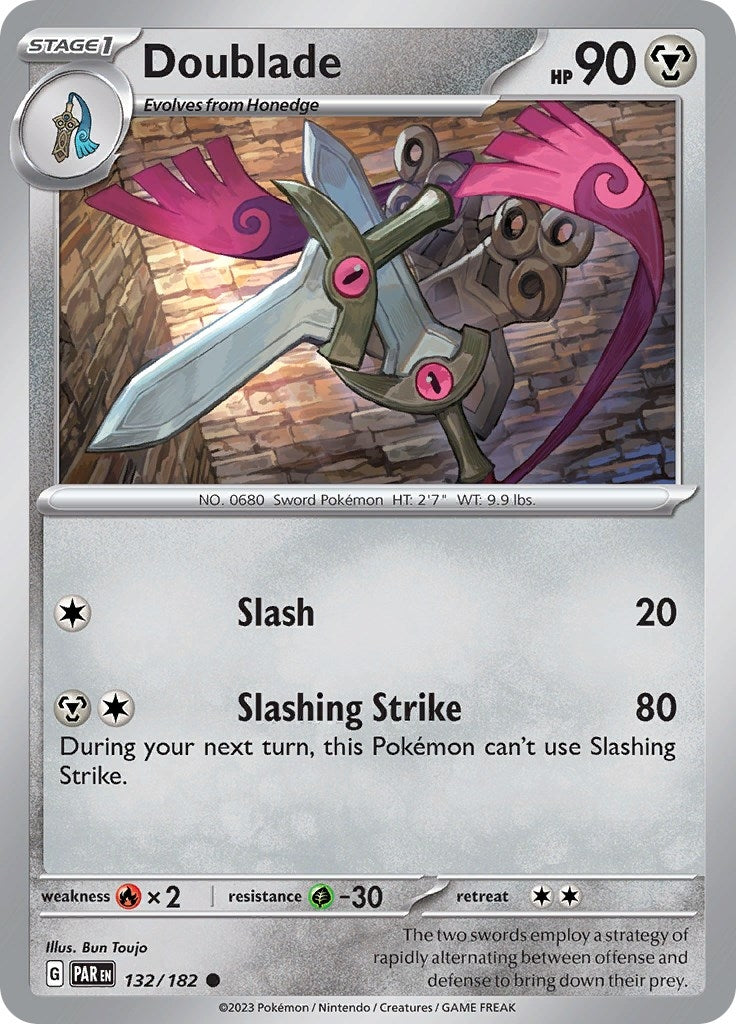 Image for Doublade (132/182) [SV04: Paradox Rift] - Pokemon