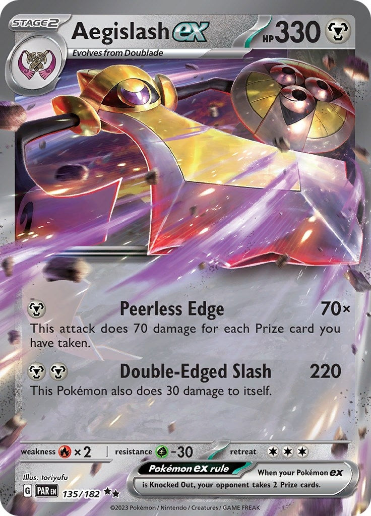 Image for Aegislash ex (135/182) [SV04: Paradox Rift] - Pokemon