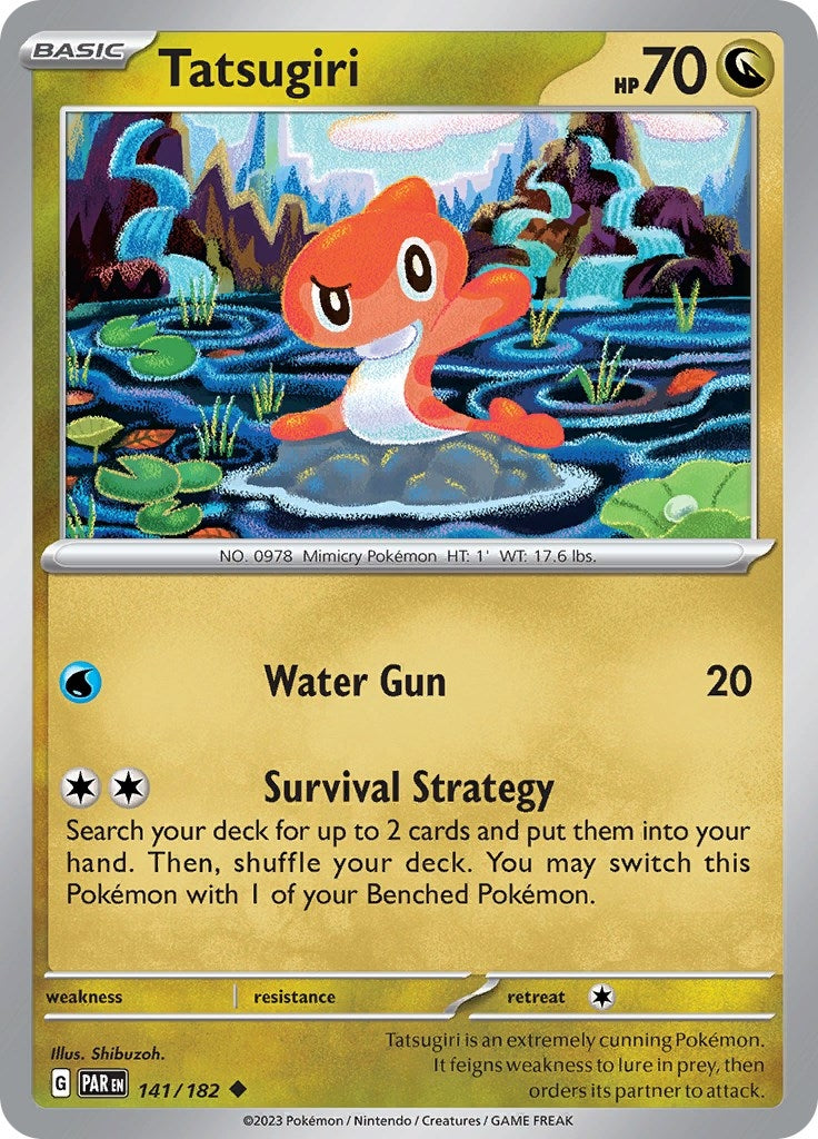 Image for Tatsugiri (141/182) [SV04: Paradox Rift] - Pokemon